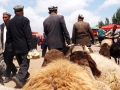 Kashgar-Viehmarkt-Uiguren