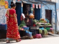 Frau in Kathmandu