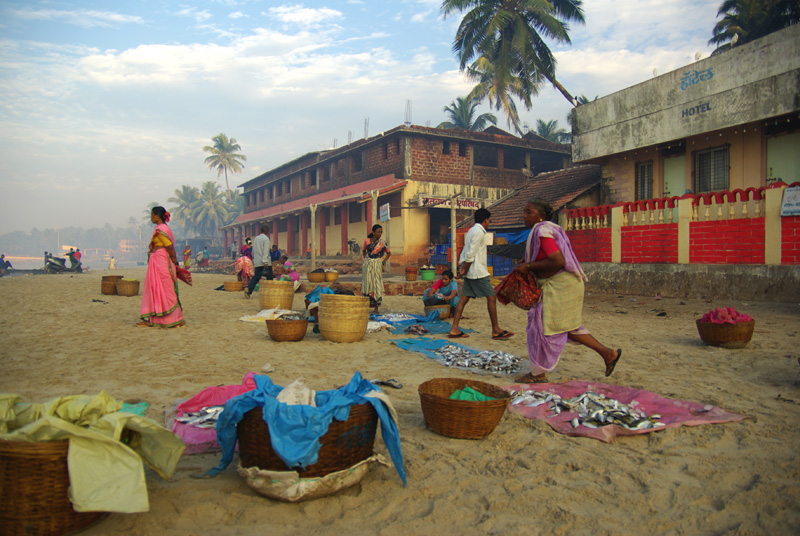 Fischmarkt in Malwan, Indien 2008 (c) emmenreiter.de