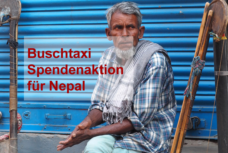 Buschtaxi Spendenaktion-Nepal-2015