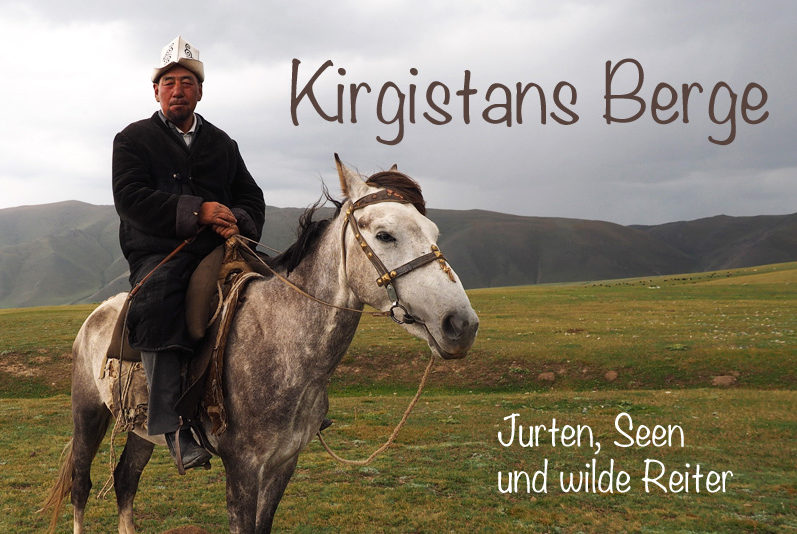 Kirgise mit Pferd